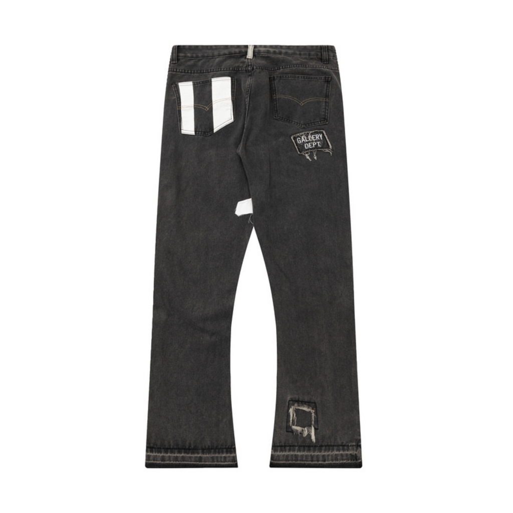Gallery Dept. Skeleton Patch Denim – Washed Black
