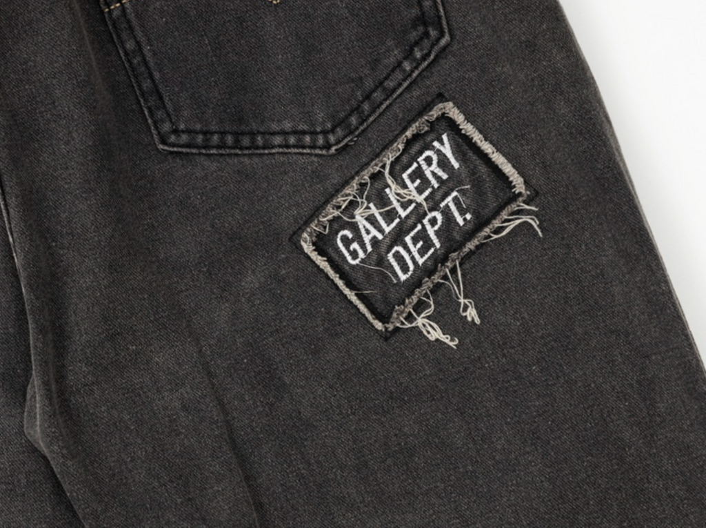 Gallery Dept. Skeleton Patch Denim – Washed Black